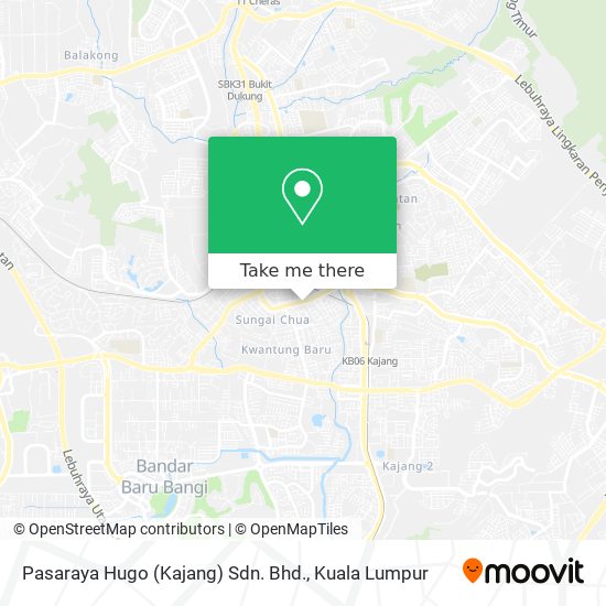 Pasaraya Hugo (Kajang) Sdn. Bhd. map
