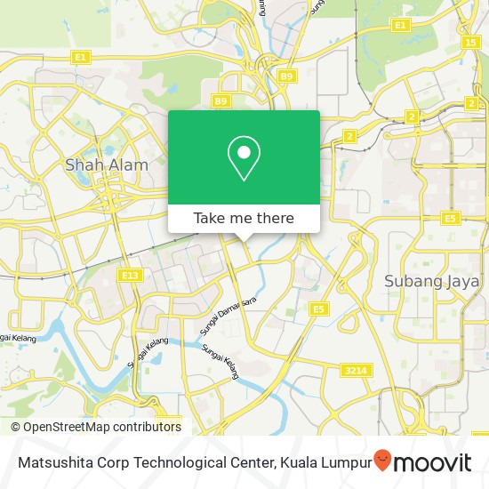 Matsushita Corp Technological Center map