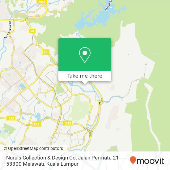 Nuruls Collection & Design Co, Jalan Permata 21 53300 Melawati map