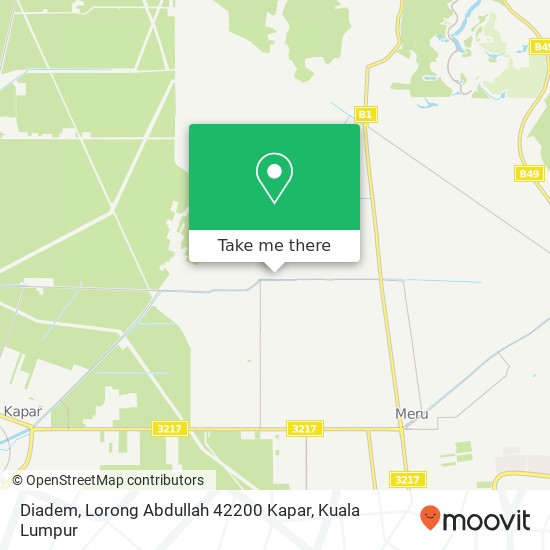 Diadem, Lorong Abdullah 42200 Kapar map