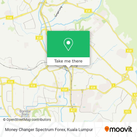 Money Changer Spectrum Forex map