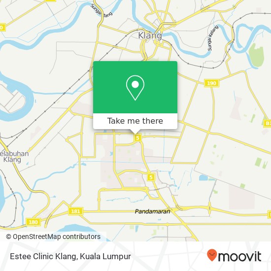 Estee Clinic Klang map