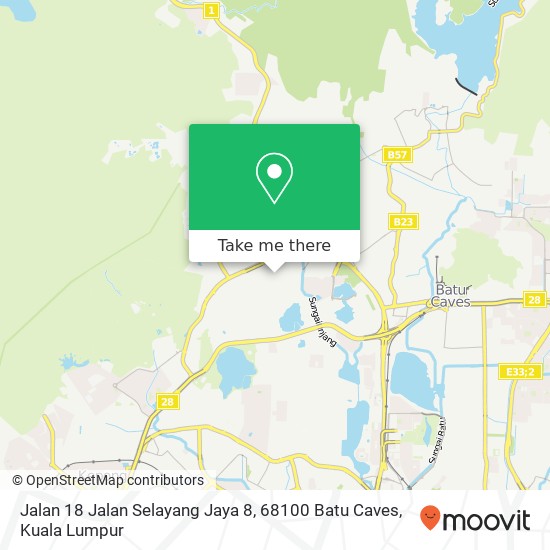 Jalan 18 Jalan Selayang Jaya 8, 68100 Batu Caves map