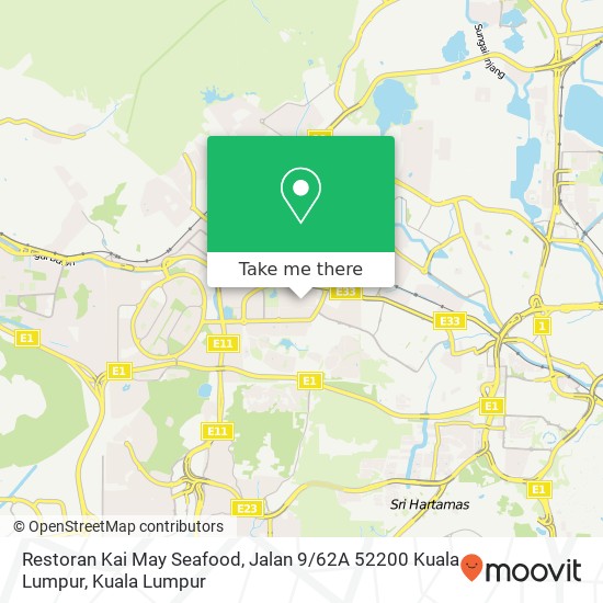 Restoran Kai May Seafood, Jalan 9 / 62A 52200 Kuala Lumpur map