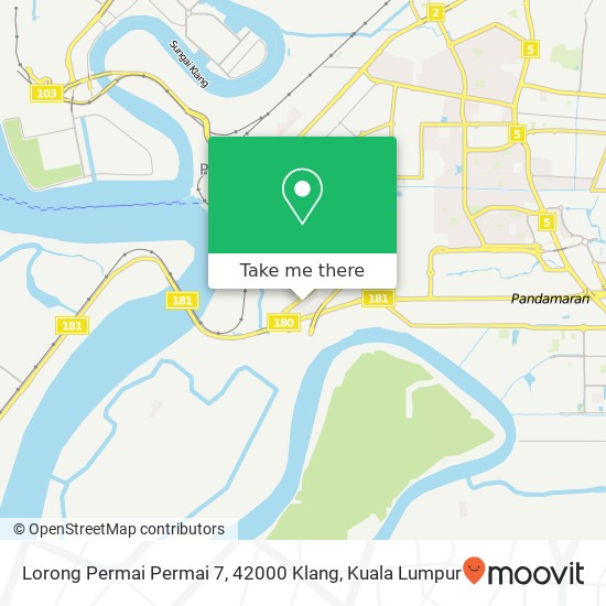 Lorong Permai Permai 7, 42000 Klang map