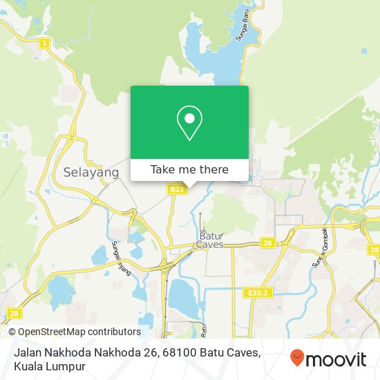 Jalan Nakhoda Nakhoda 26, 68100 Batu Caves map