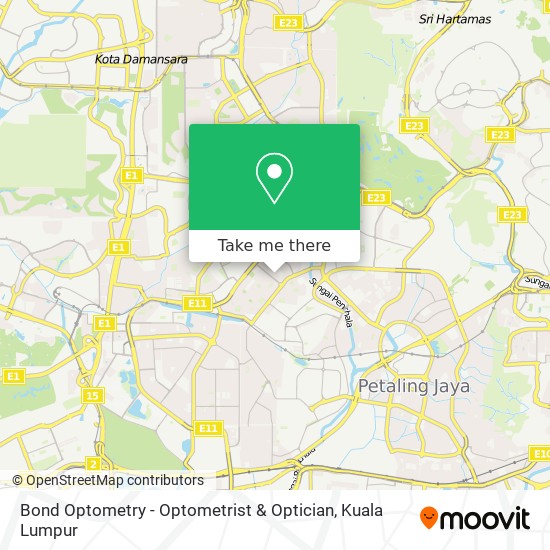 Bond Optometry - Optometrist & Optician map