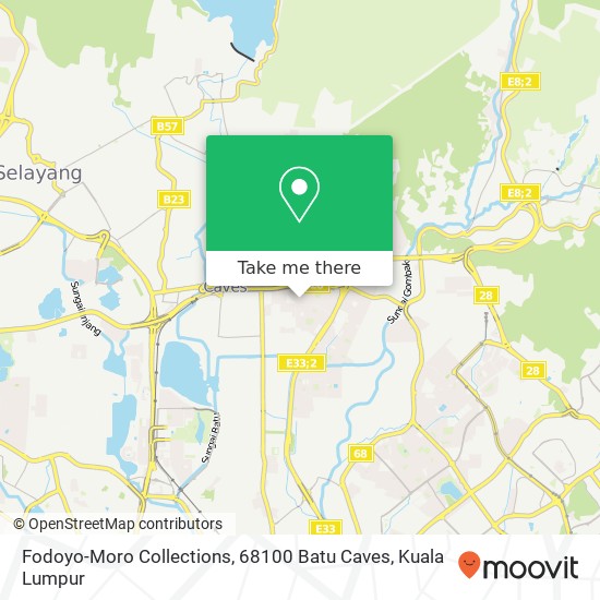 Peta Fodoyo-Moro Collections, 68100 Batu Caves