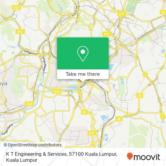 K T Engineering & Services, 57100 Kuala Lumpur map