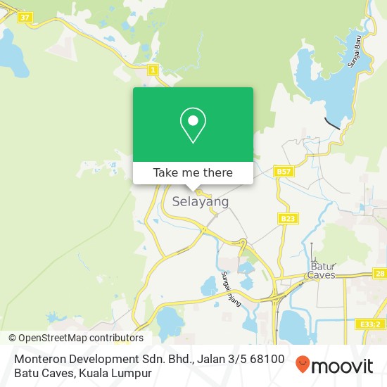 Monteron Development Sdn. Bhd., Jalan 3 / 5 68100 Batu Caves map