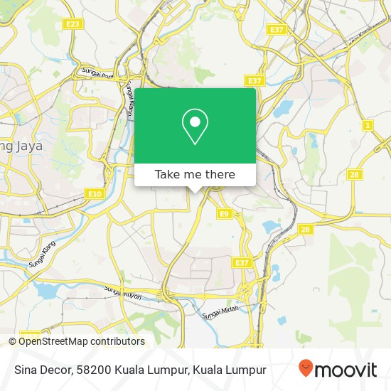 Sina Decor, 58200 Kuala Lumpur map