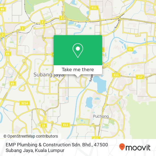 EMP Plumbing & Construction Sdn. Bhd., 47500 Subang Jaya map