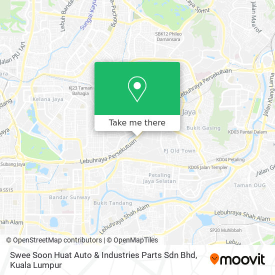 Swee Soon Huat Auto & Industries Parts Sdn Bhd map