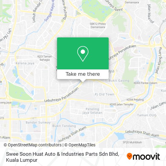 Swee Soon Huat Auto & Industries Parts Sdn Bhd map