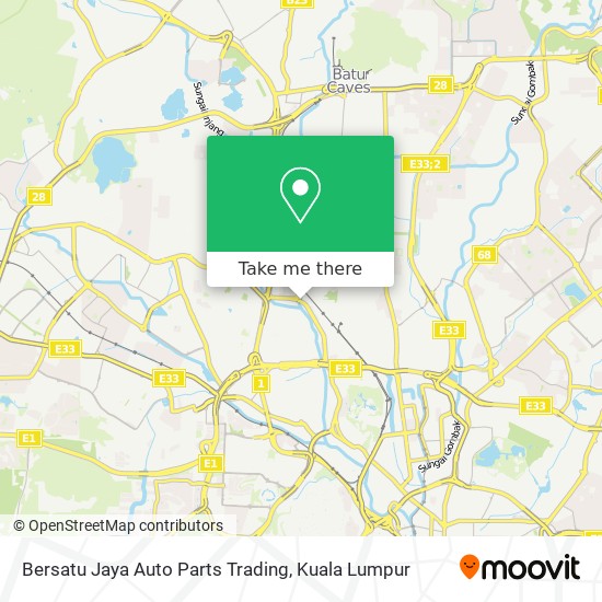Peta Bersatu Jaya Auto Parts Trading