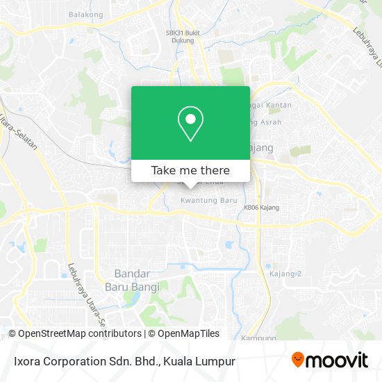 Ixora Corporation Sdn. Bhd. map