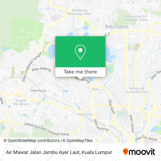 Air Mawar Jalan Jambu Ayer Laut map