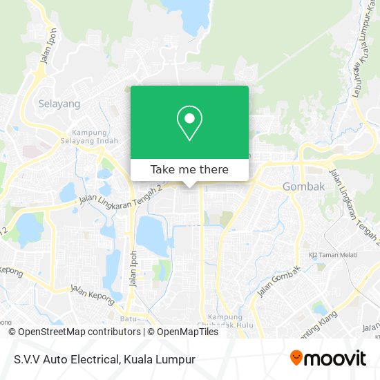 S.V.V Auto Electrical map