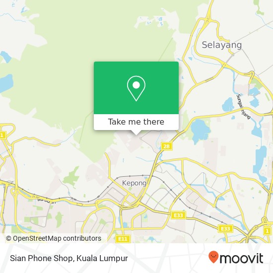 Sian Phone Shop map