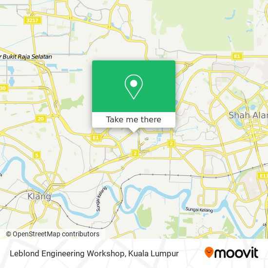 Leblond Engineering Workshop map