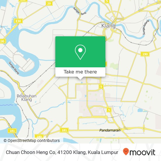 Peta Chuan Choon Heng Co, 41200 Klang