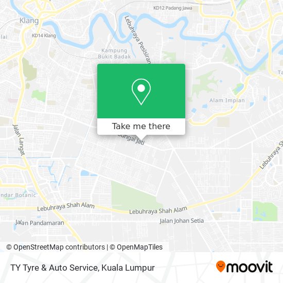 TY Tyre & Auto Service map