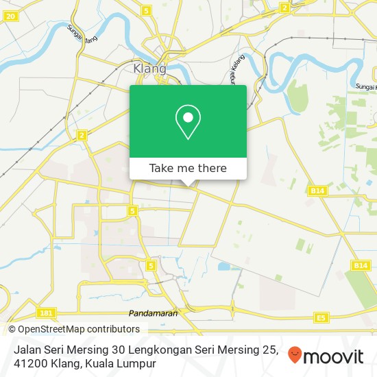 Jalan Seri Mersing 30 Lengkongan Seri Mersing 25, 41200 Klang map