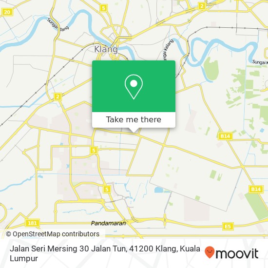 Jalan Seri Mersing 30 Jalan Tun, 41200 Klang map