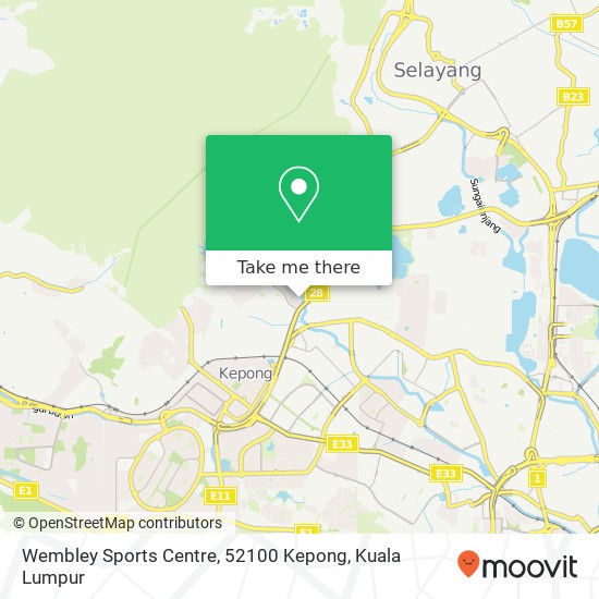 Peta Wembley Sports Centre, 52100 Kepong