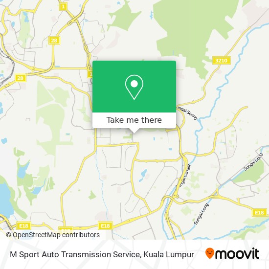 M Sport Auto Transmission Service map