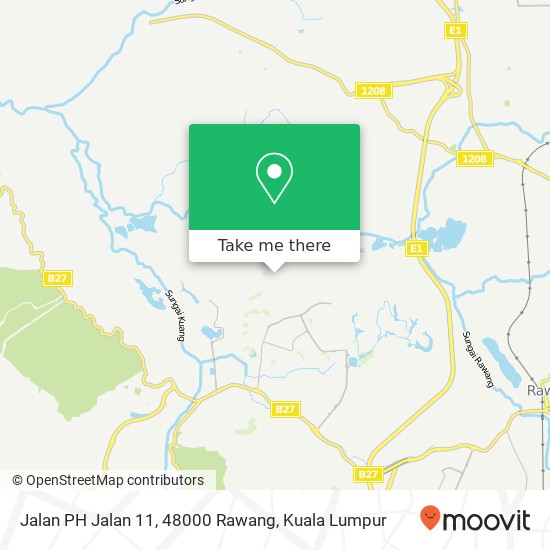 Peta Jalan PH Jalan 11, 48000 Rawang