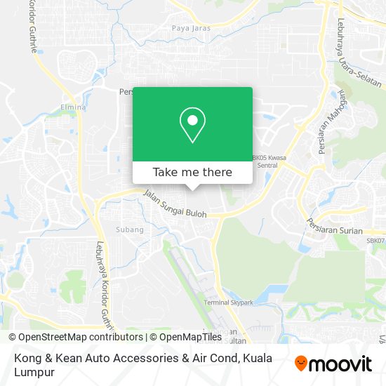 Kong & Kean Auto Accessories & Air Cond map