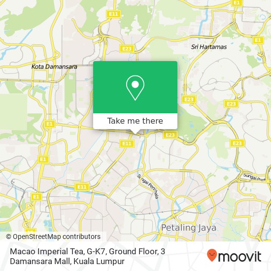 Macao Imperial Tea, G-K7, Ground Floor, 3 Damansara Mall map