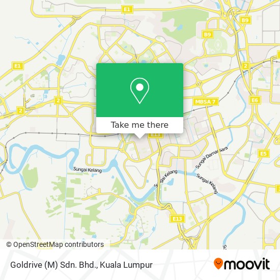 Goldrive (M) Sdn. Bhd. map