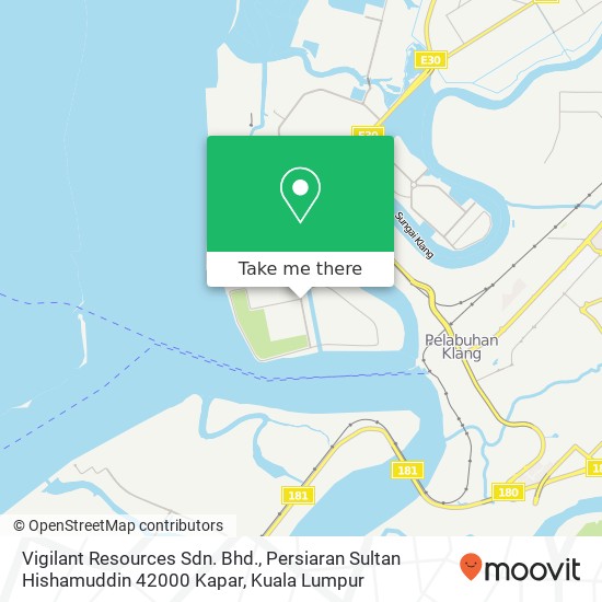 Vigilant Resources Sdn. Bhd., Persiaran Sultan Hishamuddin 42000 Kapar map