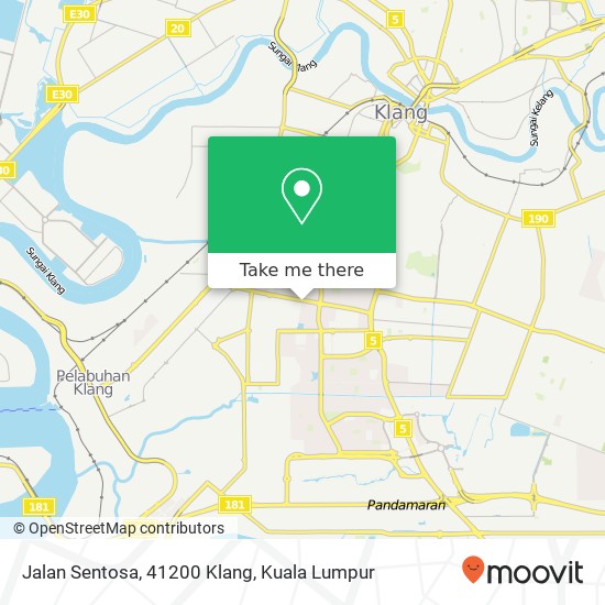 Jalan Sentosa, 41200 Klang map