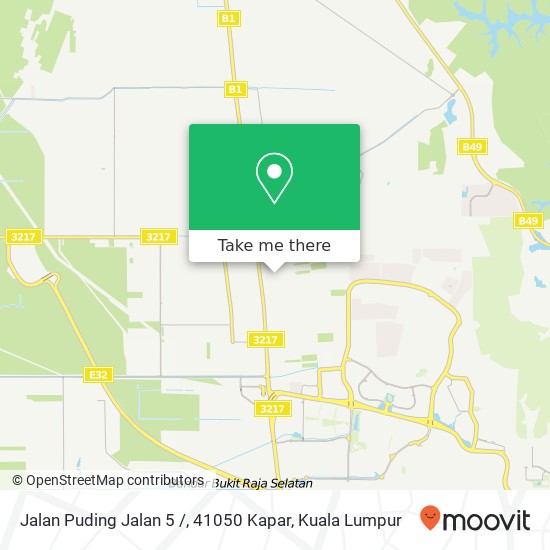 Jalan Puding Jalan 5 /, 41050 Kapar map