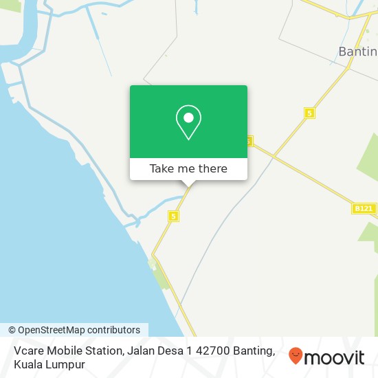 Vcare Mobile Station, Jalan Desa 1 42700 Banting map