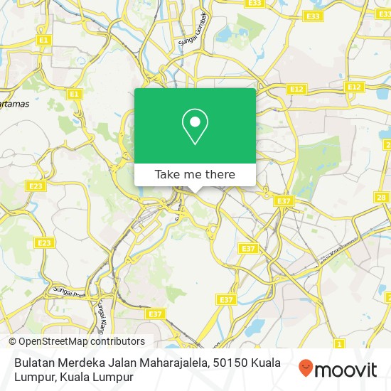 Peta Bulatan Merdeka Jalan Maharajalela, 50150 Kuala Lumpur