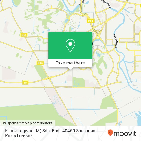 K'Line Logistic (M) Sdn. Bhd., 40460 Shah Alam map