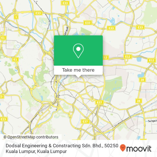 Dodsal Engineering & Constracting Sdn. Bhd., 50250 Kuala Lumpur map