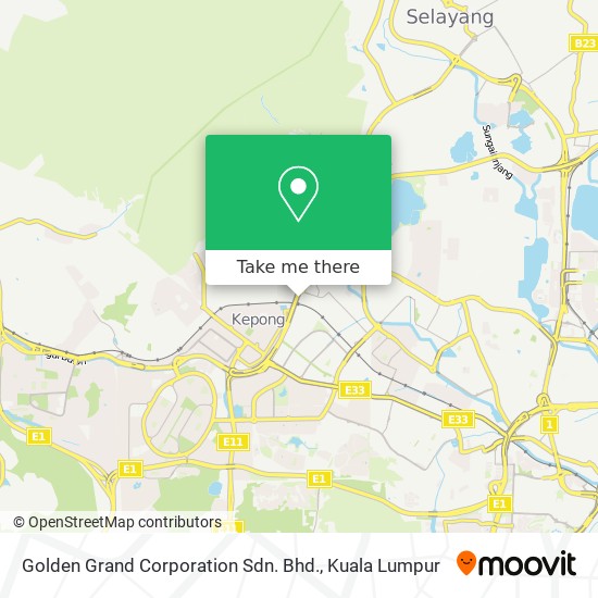 Golden Grand Corporation Sdn. Bhd. map