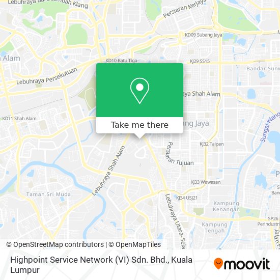 Highpoint Service Network (VI) Sdn. Bhd. map