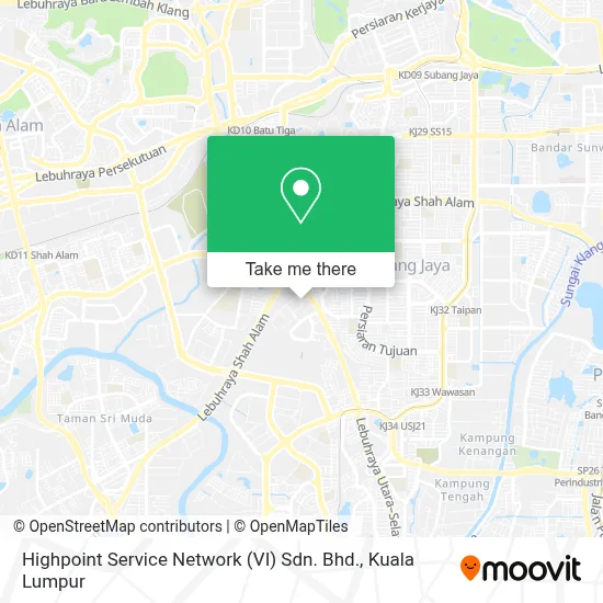 Highpoint Service Network (VI) Sdn. Bhd. map