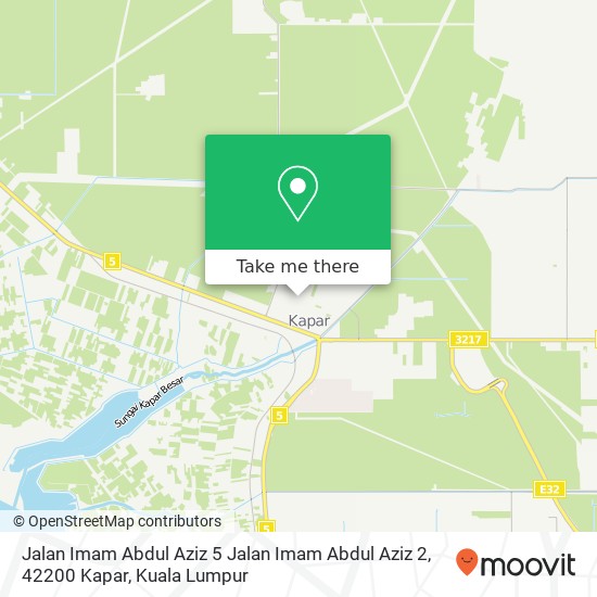 Peta Jalan Imam Abdul Aziz 5 Jalan Imam Abdul Aziz 2, 42200 Kapar