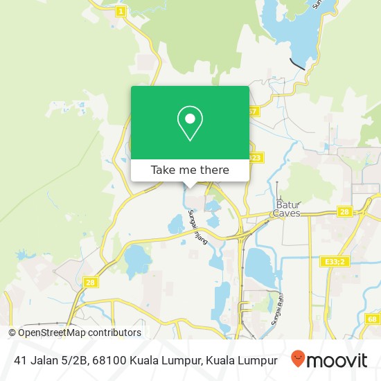 Peta 41 Jalan 5 / 2B, 68100 Kuala Lumpur