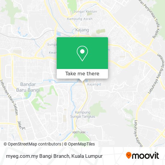 myeg.com.my Bangi Branch map