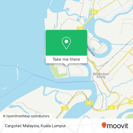 Cargotec Malaysia map