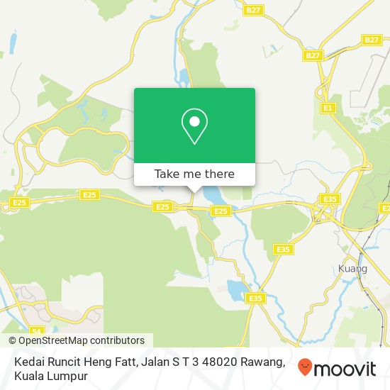 Kedai Runcit Heng Fatt, Jalan S T 3 48020 Rawang map