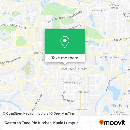 Restoran Tang Pin Kitchen map